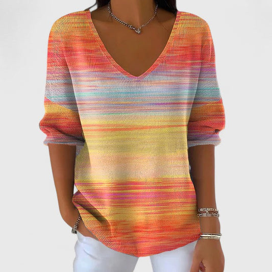 Alissa | V-Neck Winter Casual Lightweight Shirt