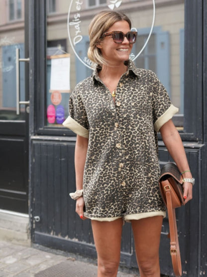 Emma | Women's Relaxed Leopard Casual Shirt