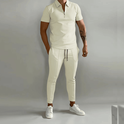 Beniamino | Men’s Kinetic Zip-Polo Coordinate Set
