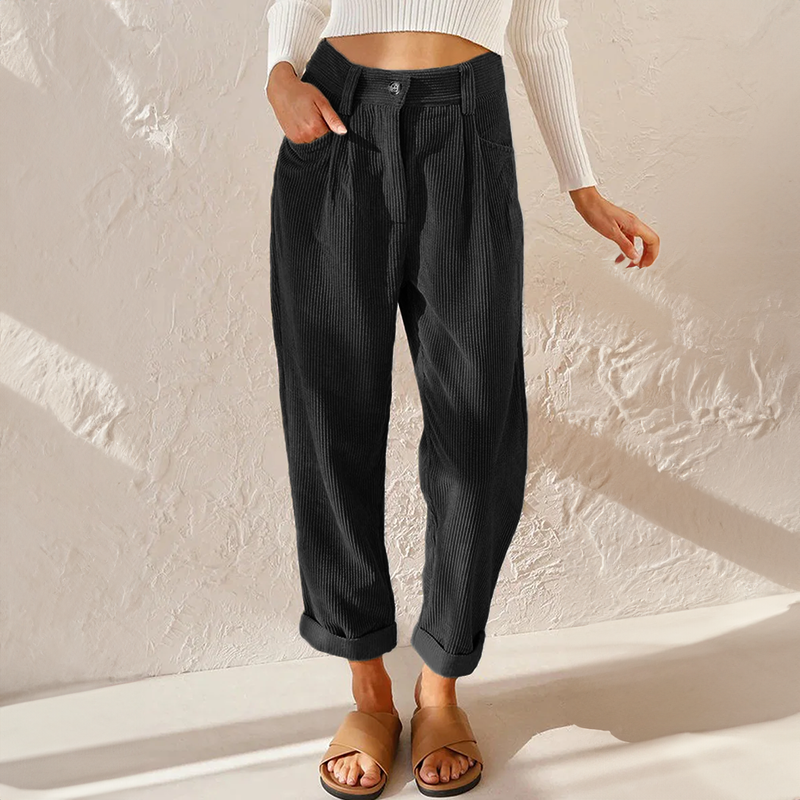 Stefanie | Women's High Waist Wide Leg Pants