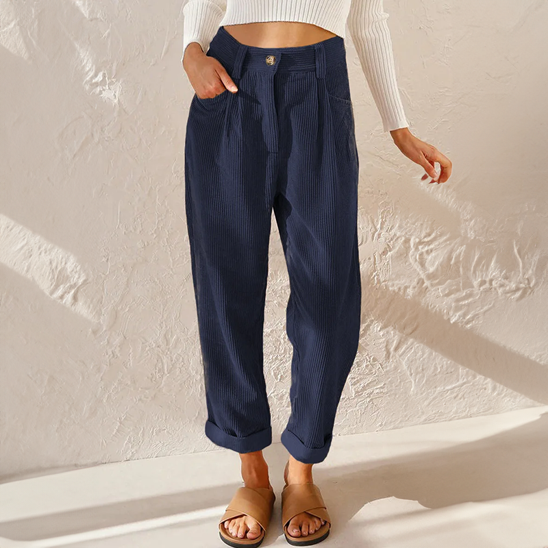 Stefanie | Women's High Waist Wide Leg Pants