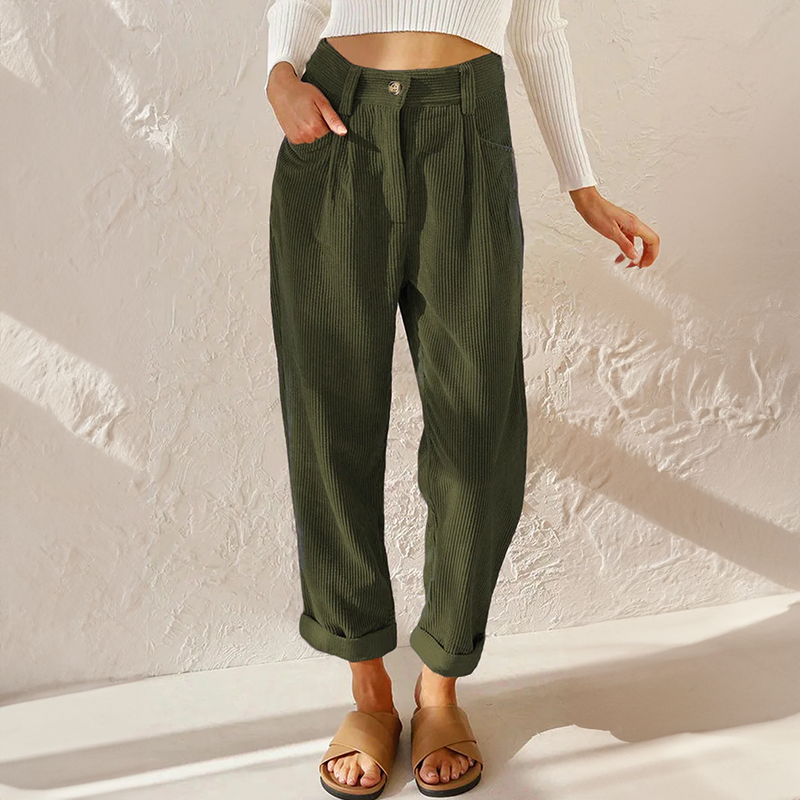 Stefanie | Women's High Waist Wide Leg Pants