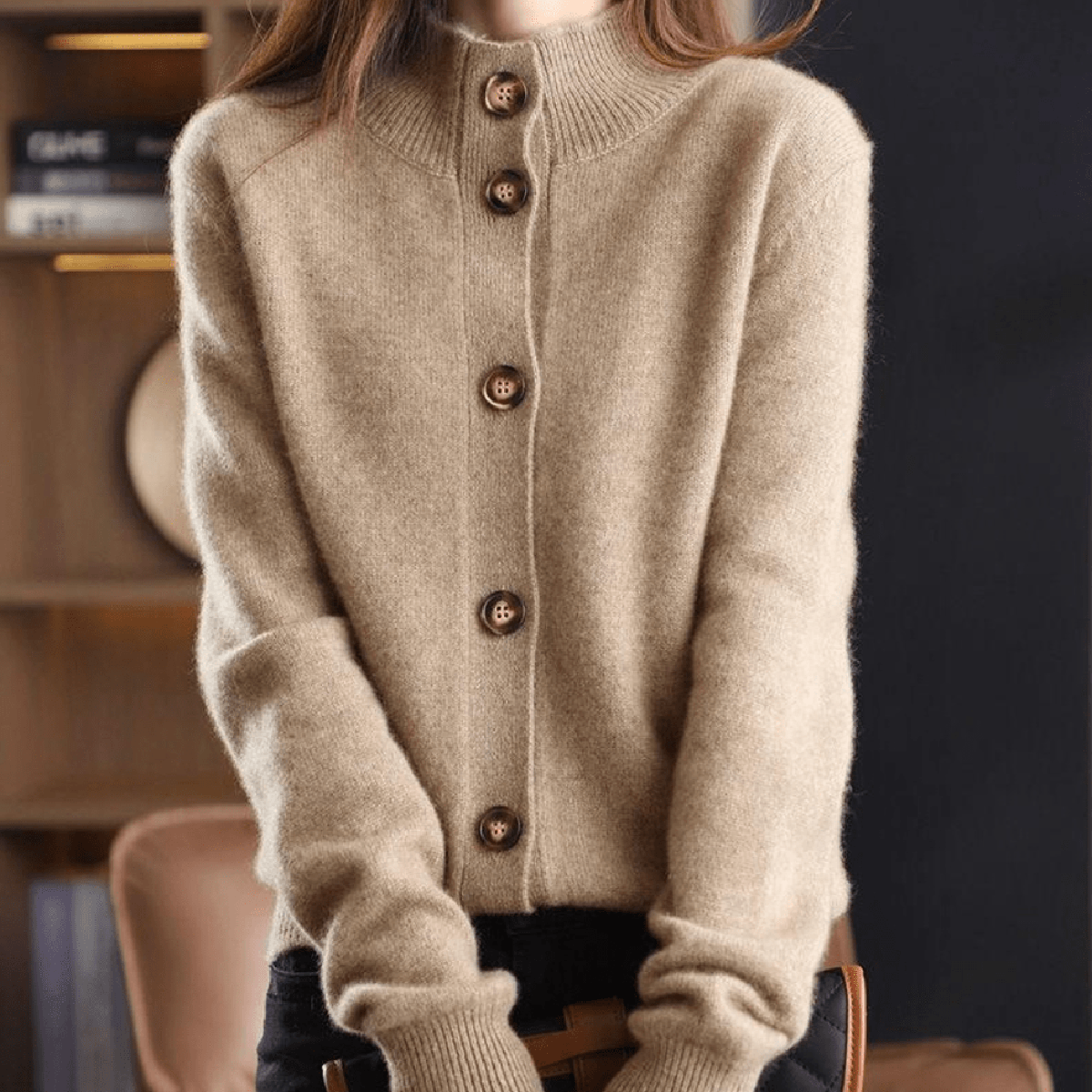 Eva | Women's Casual Knit Cardigan with Long Sleeves