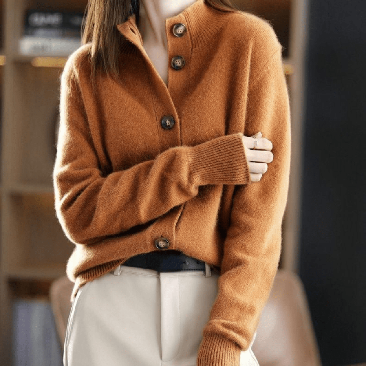Eva | Women's Casual Knit Cardigan with Long Sleeves