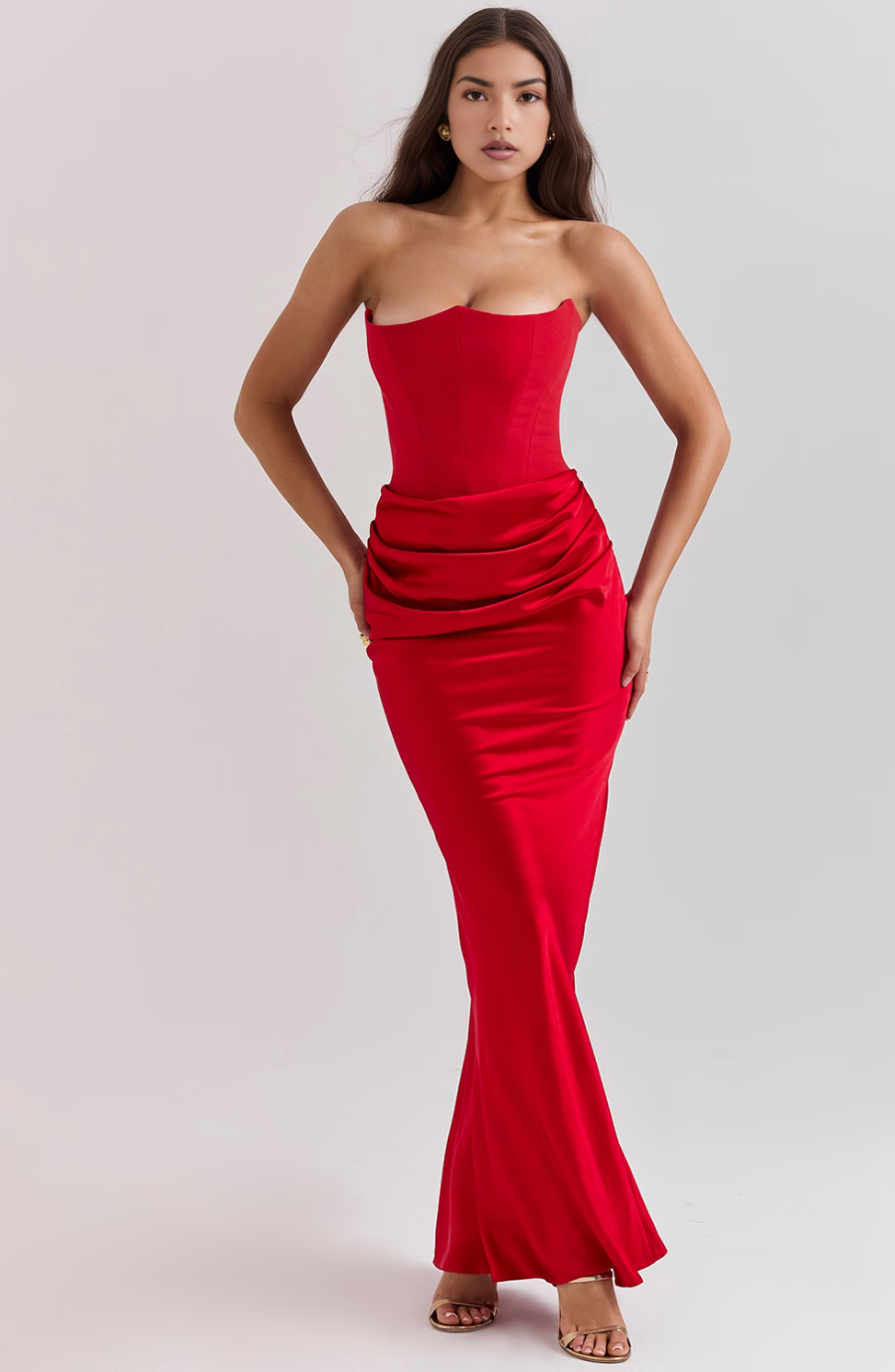 Elfriede | Women's Long Bodycon Dress for Formal Wedding Guests
