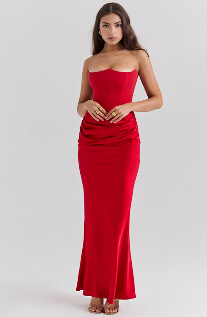 Elfriede | Women's Long Bodycon Dress for Formal Wedding Guests