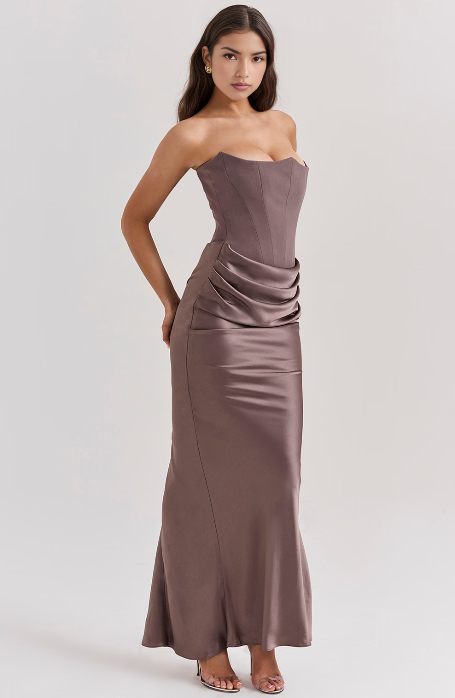 Elfriede | Women's Long Bodycon Dress for Formal Wedding Guests