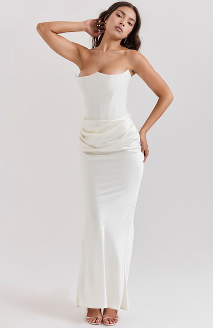 Elfriede | Women's Long Bodycon Dress for Formal Wedding Guests