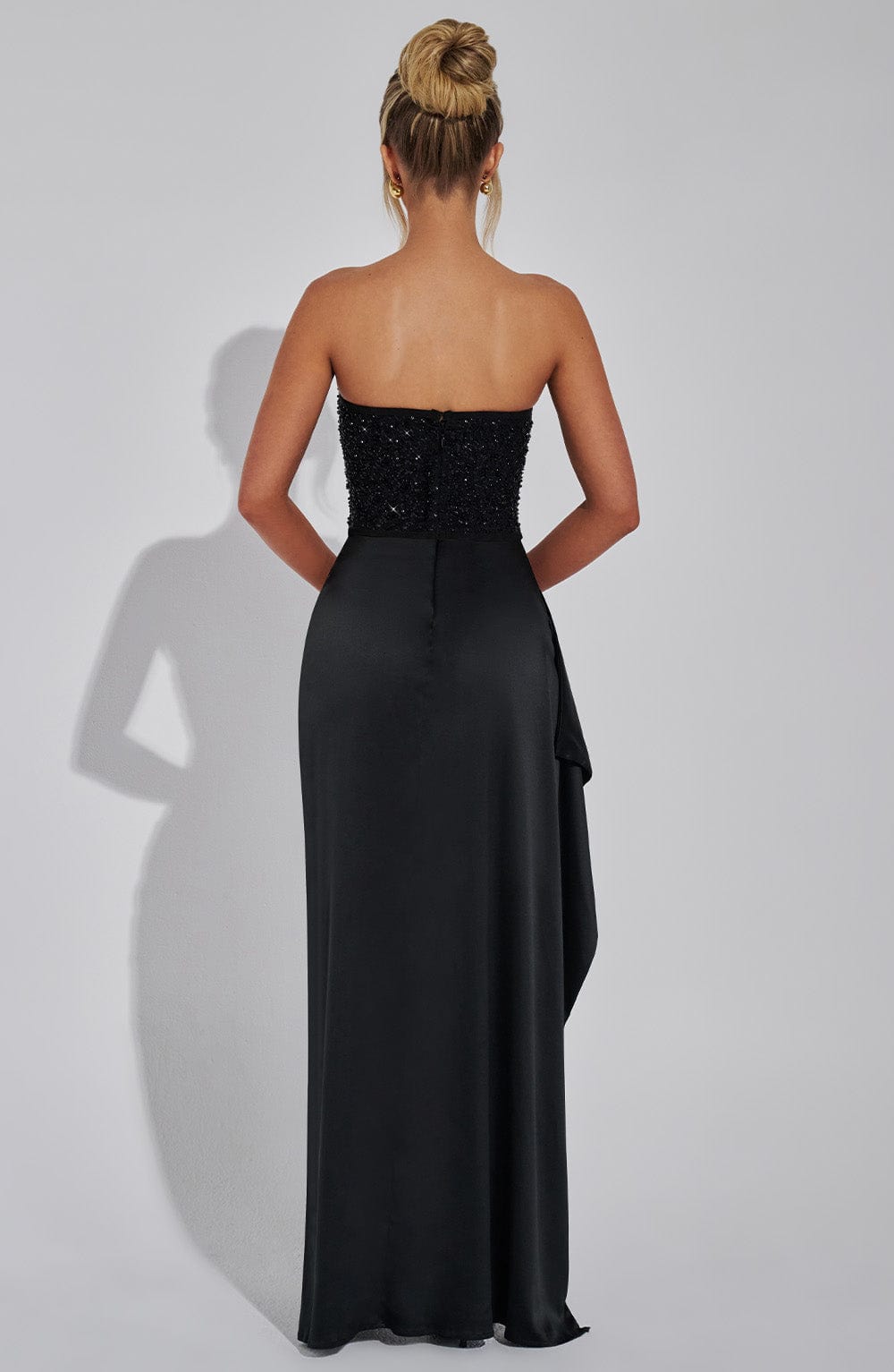 Emrielle | Beaded Corset Formal Maxi Dress
