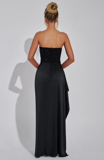 Emrielle | Beaded Corset Formal Maxi Dress