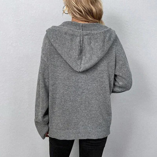 Gudrun | Women's Casual Knit Cardigan with Buttoned Front