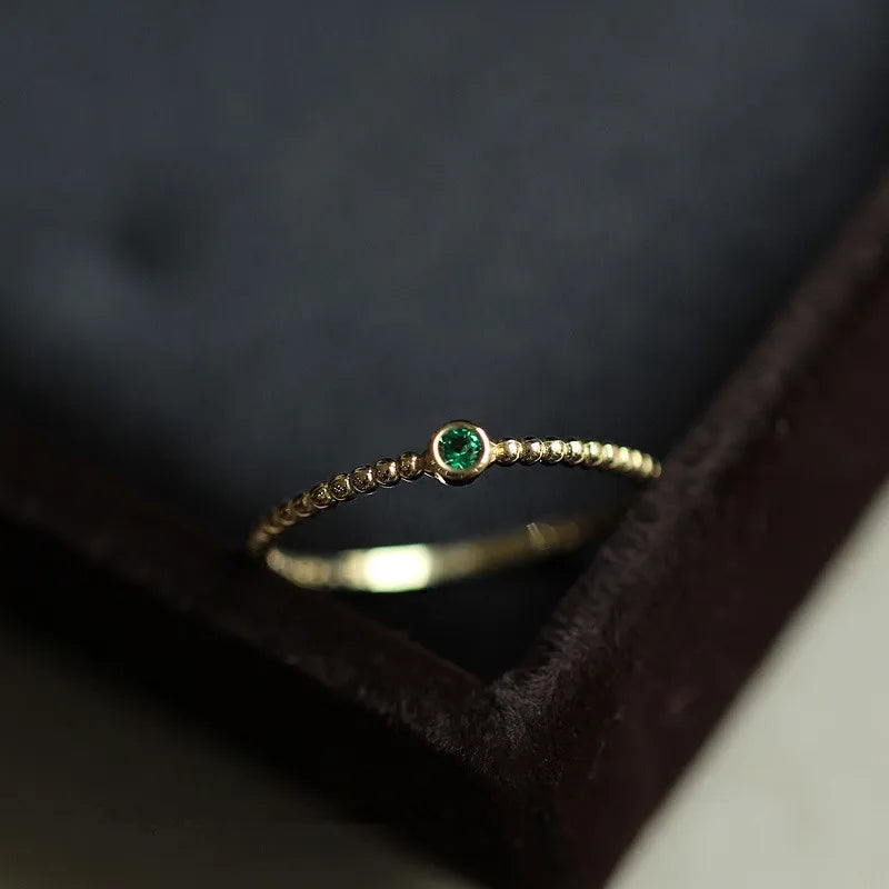 925 Sterling Silver Vintage Emerald Ring Luxury Wedding Engagement Jewelry Gift for Women Milanni Fashion