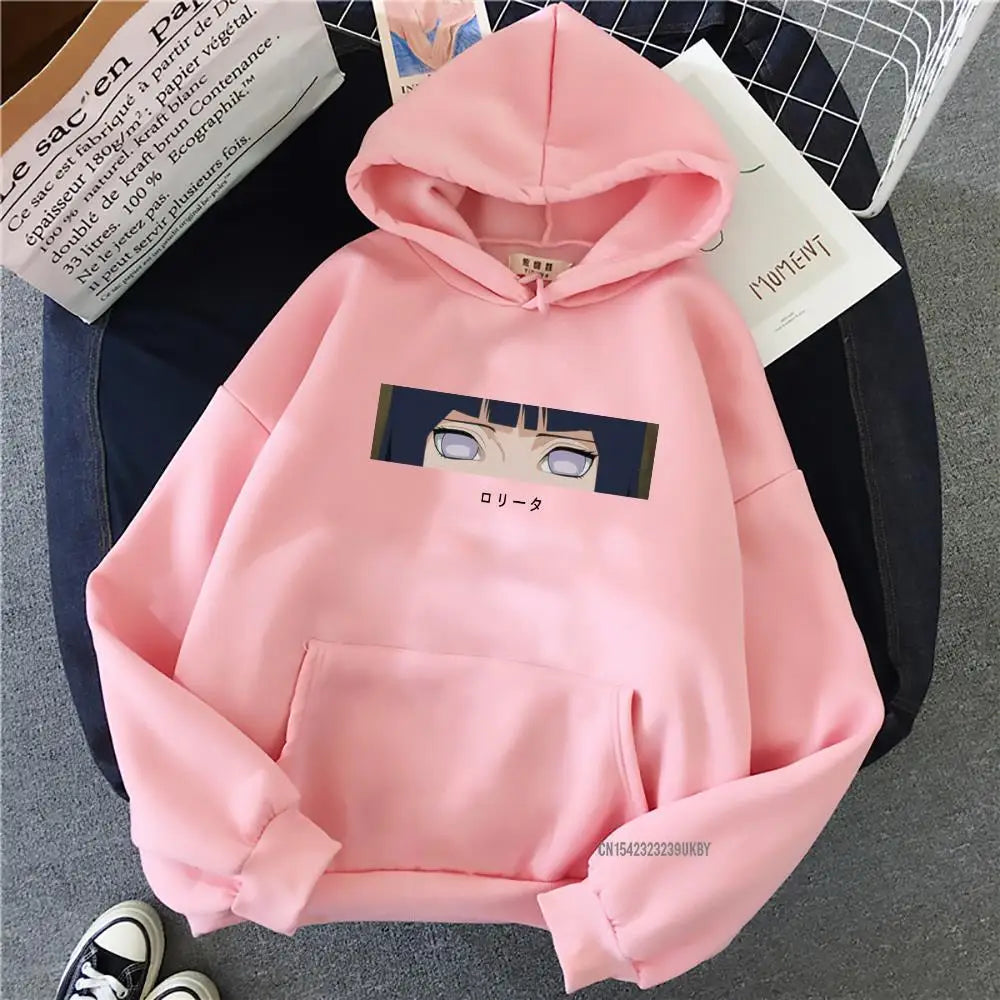 Anime Printed Loose Sweatshirt Streetwear for Women Oversized Hoodies Casual Fashion Tops Milanni Fashion Pink XXXL