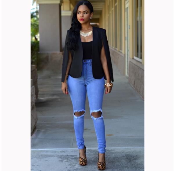 Jana | Women's Blazer with Long Sleeves and open Cut