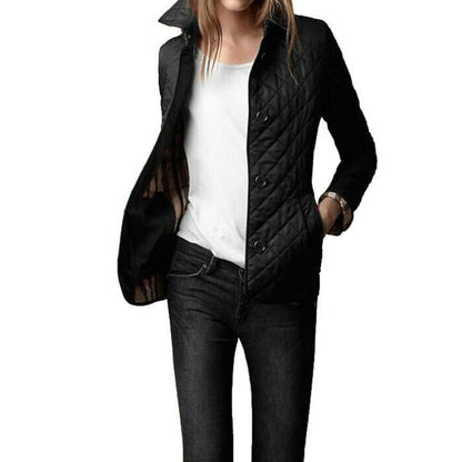 Andrea | Women's Gesteppte Freizeitjacke with Button Placket vorne