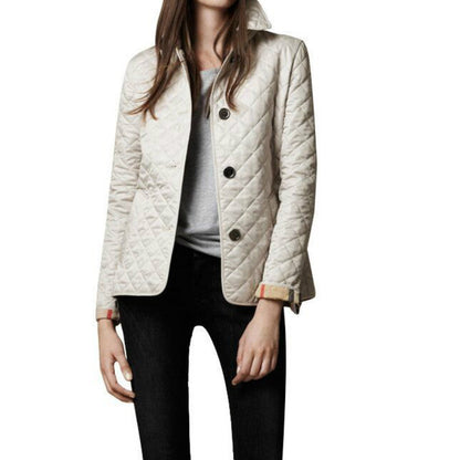 Andrea | Women's Gesteppte Freizeitjacke with Button Placket vorne