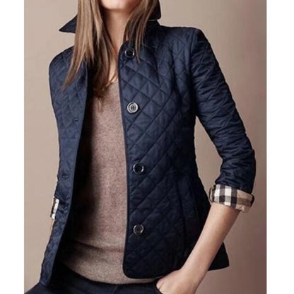 Andrea | Women's Gesteppte Freizeitjacke with Button Placket vorne