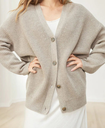 Joanna | Women's Knit Oversized Relaxed Cardigan