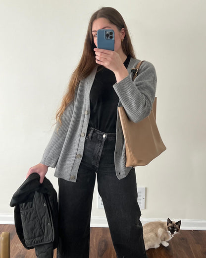 Joanna | Women's Knit Oversized Relaxed Cardigan