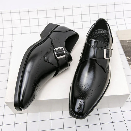 Lorenzo Vitali Monk Strap Dress Shoes