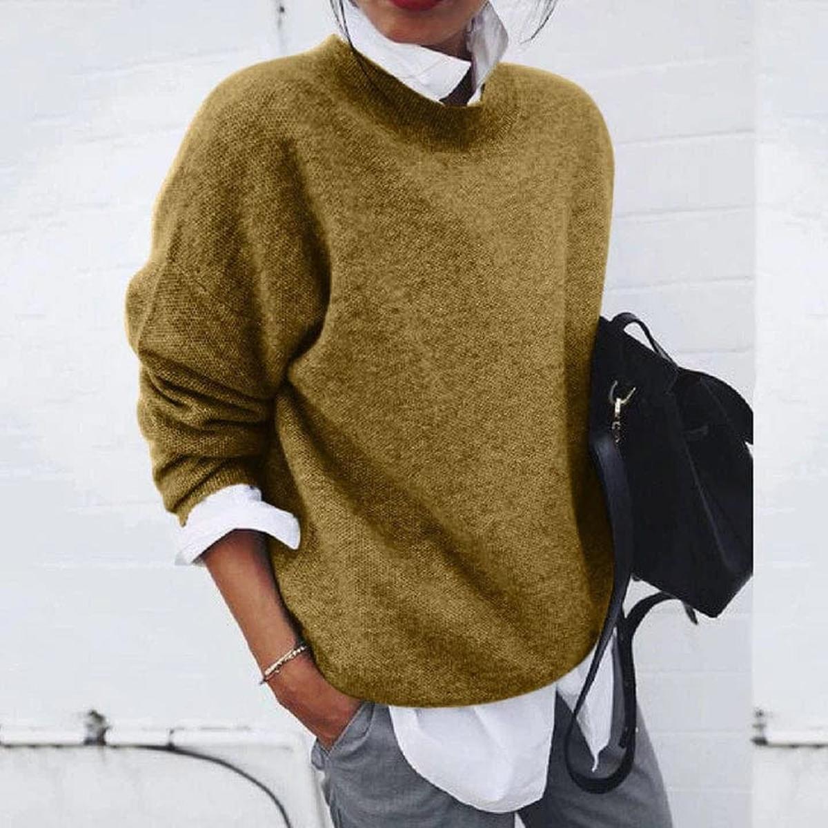 Isabelle | Women's Knit Relaxed Cozy Sweater