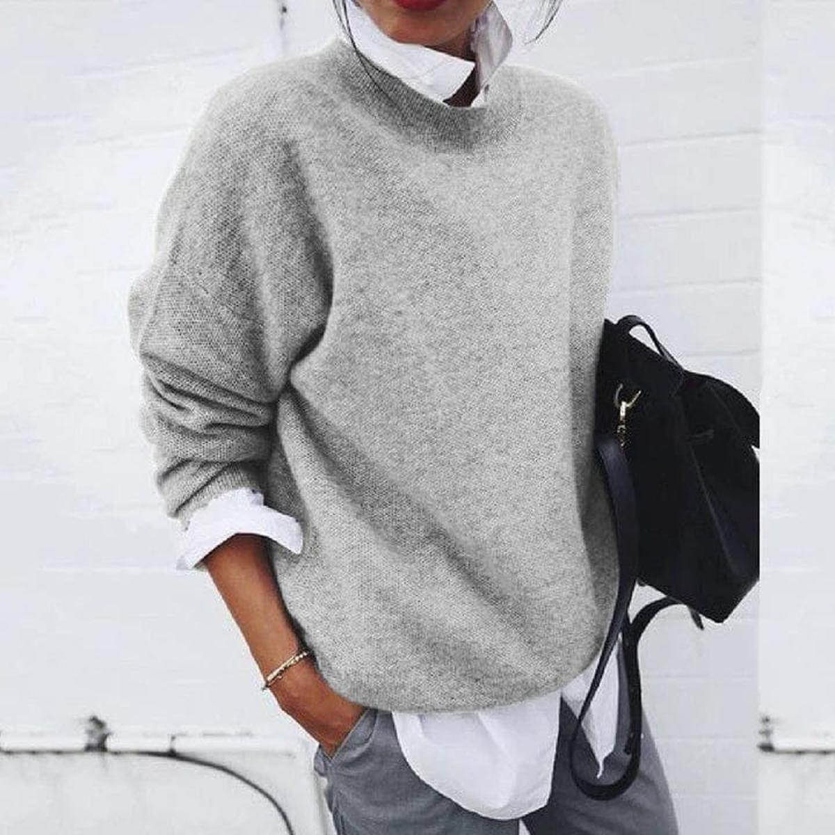 Isabelle | Women's Knit Relaxed Cozy Sweater