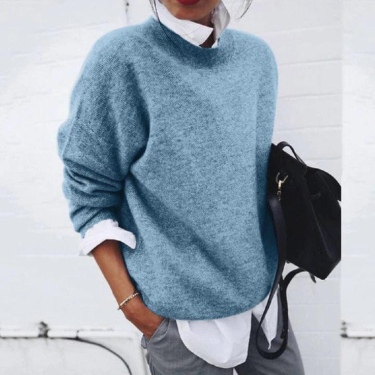 Isabelle | Women's Knit Relaxed Cozy Sweater