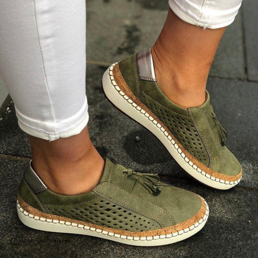 Selena Orthopedic Arch-Support Summer Sun-Ready Slip-Ons