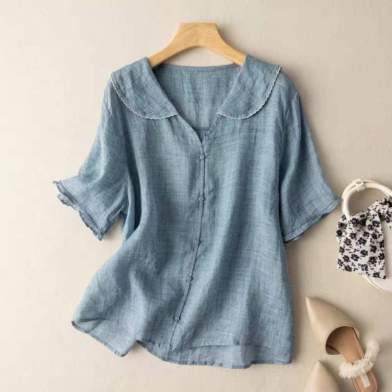 Irene | Women's Relaxed Elegant Lightweight Blouse