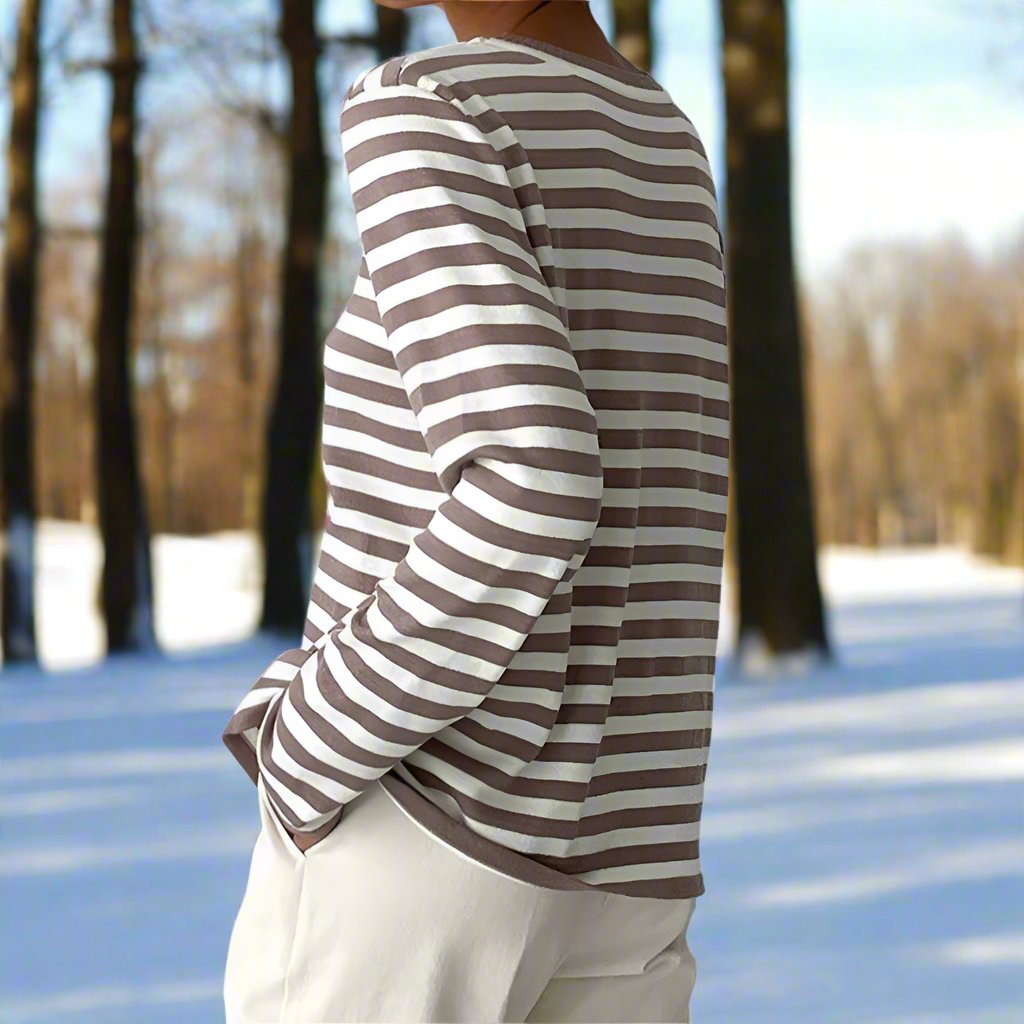 Felicity | Women's Relaxed Striped Casual Shirt