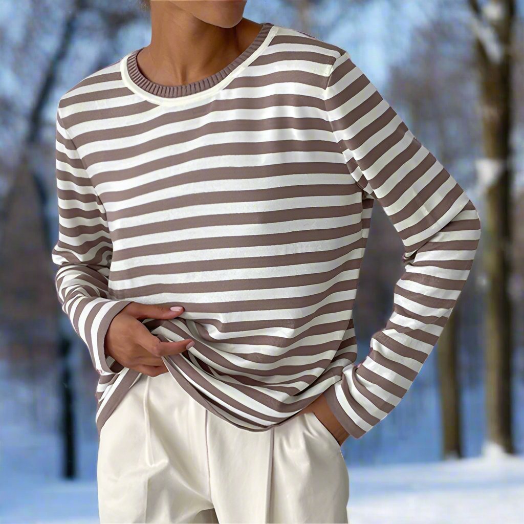 Felicity | Women's Relaxed Striped Casual Shirt