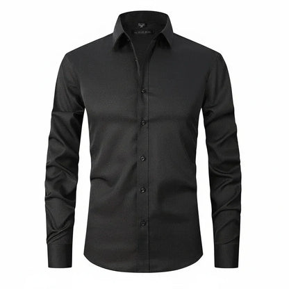 Matteo | Men’s Minimalist Button Placket Long Sleeve Shirt