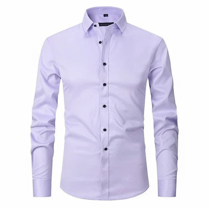 Matteo | Men’s Minimalist Button Placket Long Sleeve Shirt
