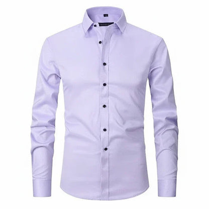 Matteo | Men’s Minimalist Button Placket Long Sleeve Shirt