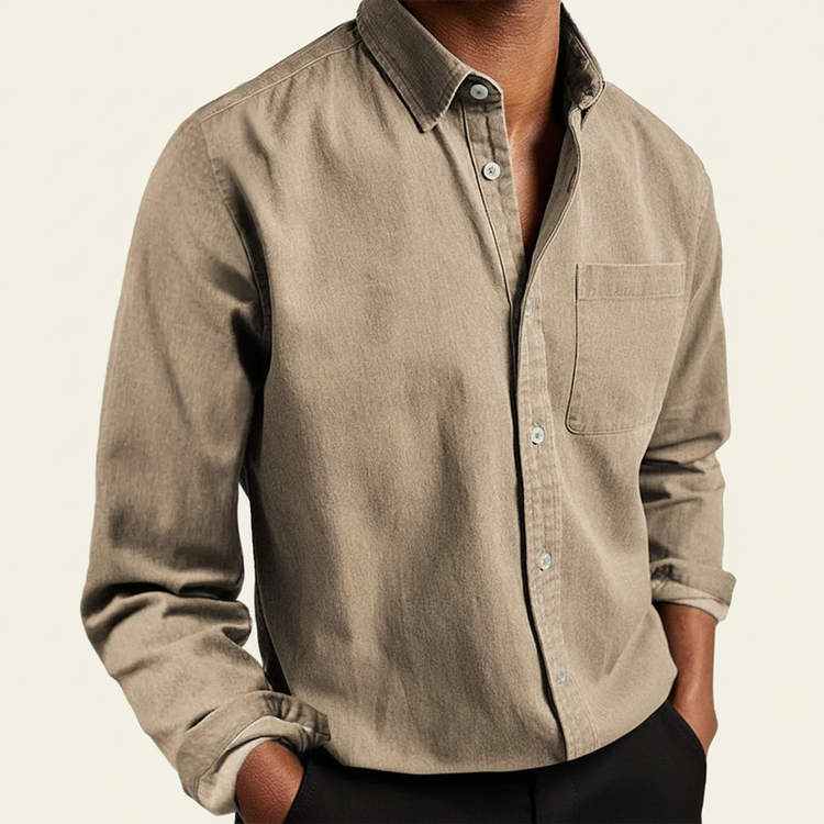 Gunnar | Men's Relaxed Summer Timeless Button-Vorderseite