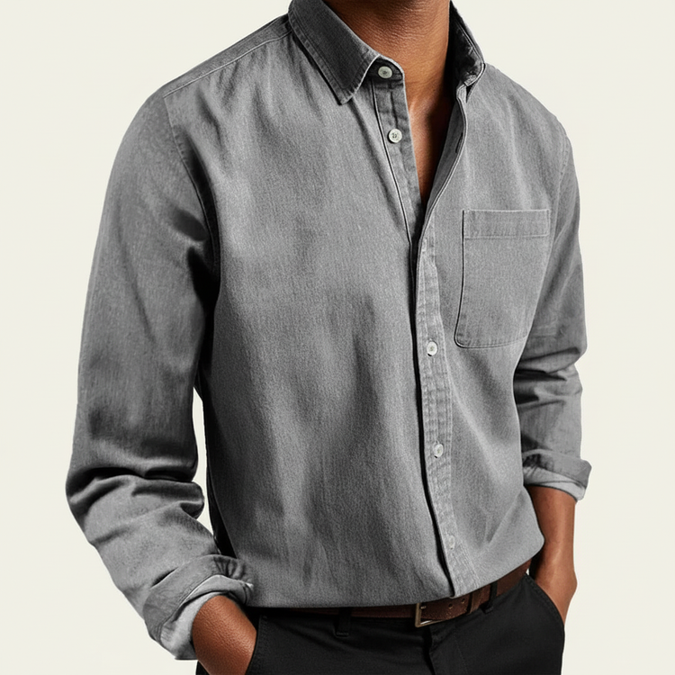 Gunnar | Men's Relaxed Summer Timeless Button-Vorderseite