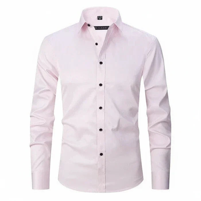 Matteo | Men’s Minimalist Button Placket Long Sleeve Shirt