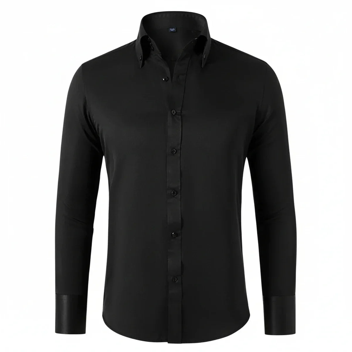 Claudio | Men’s Structured Collar Button Placket Formal Shirt