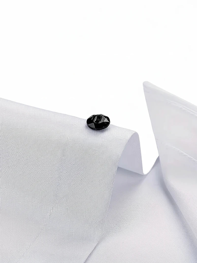Claudio | Men’s Structured Collar Button Placket Formal Shirt