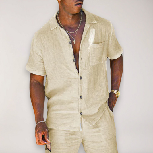 Adriano | Men’s Relaxed Coastal Coordinate Set