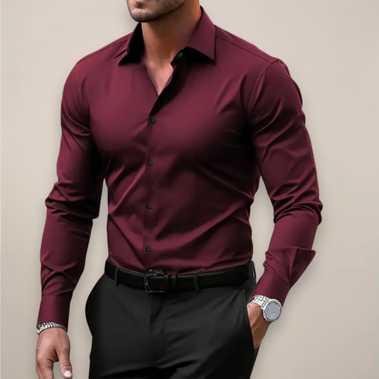 Rocco | Men’s Smart-Style Long Sleeve Shirt