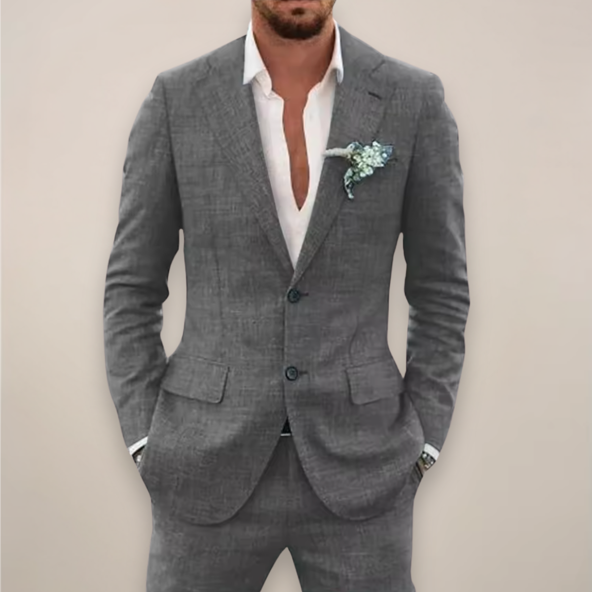 Corrado | Men’s Precision Single-Breasted Summer Suite