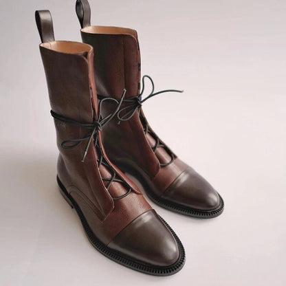 Felicia | Women's Casual Shoes with Round Toe and Ankle-High
