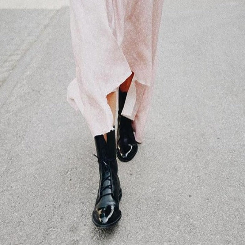 Felicia | Women's Casual Shoes with Round Toe and Ankle-High