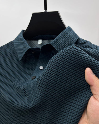 Tomasso | Men’s Classic Fit Textured Polo Shirt