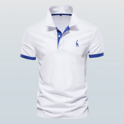 Alessandro | Men’s Contrast Trim Short Sleeve Polo Shirt