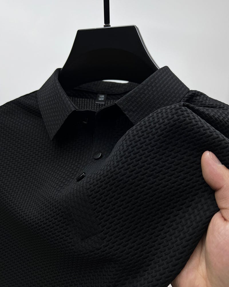 Tomasso | Men’s Classic Fit Textured Polo Shirt