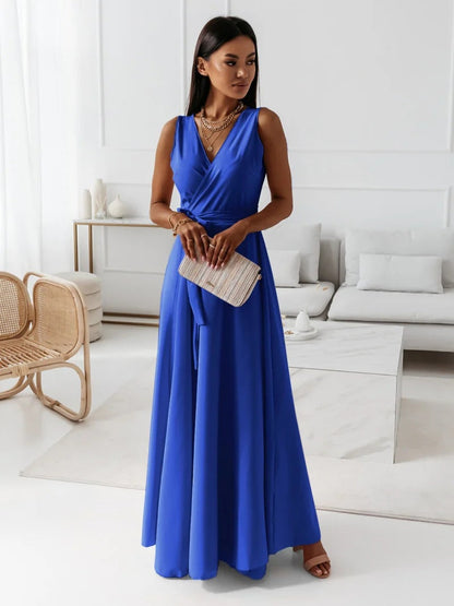 Jessica | Women's Wrap Maxi Dress for Wedding Guests