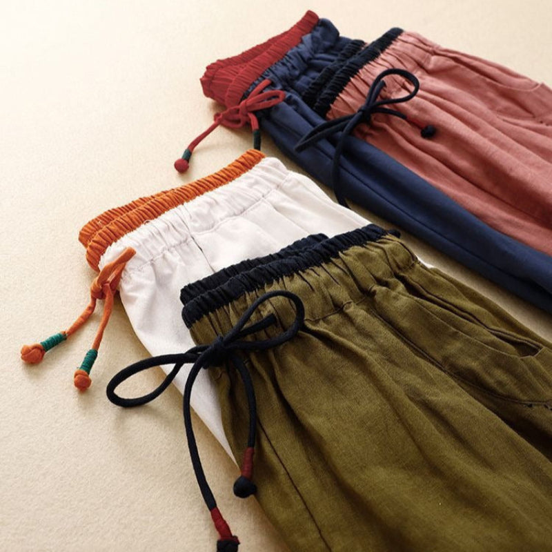 Vivo | Contrast-Waistband Pants