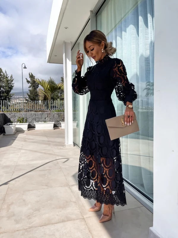 Claudia | Women's Elegant Long Sleeve-Party-Dress